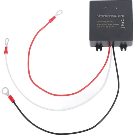 Module équilibreur de batterie avec écran LCD, régulateur de charge et transfert d'énergie pour égalisation des batteries (1/5)