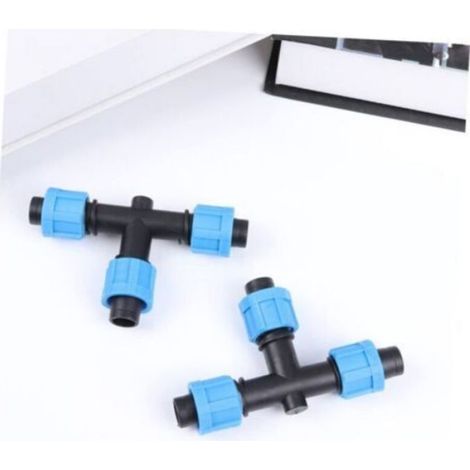Raccord Tuyau Irrigation - Connecteur Goutte à Goutte - Pour Système D'arrosage Jardin Extérieur - 10 Pièces (1/5)