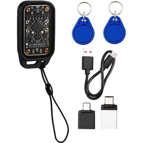 Acrylic Chameleon V3.0 Smart Chip RFID Tag Reader/Copier (125 kHz / 13,56 MHz) mit NFC Reader/Writer und 2 UID-Schlüsselanhängern (1/5)