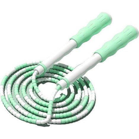 Store9 - Corde à sauter - Réglable et flexible - Idéale pour l'entraînement - Convient aux débutants - Perles démêlées - Convient aux enfants (1/5)