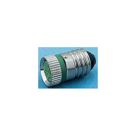 Voyant à LED Jaune, culot E10, 24V c.a. / V c.c. ( Prix pour 1 )