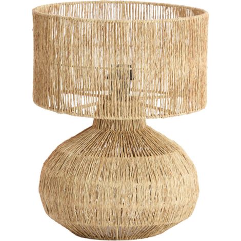 Light & Living - lampada da tavolo - Arova - naturale - tessile -