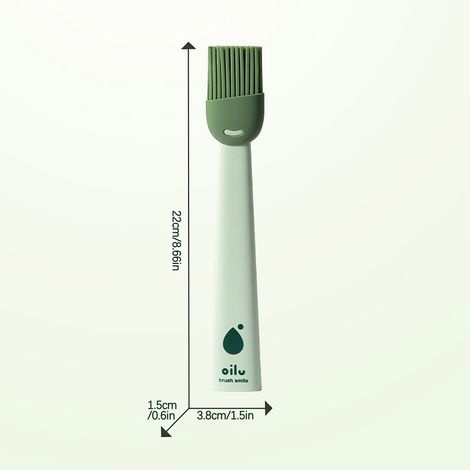 Brosse À Huile En Silicone - Résistante À La Chaleur Jusqu'à 230 °C - Pour Barbecue Grill Cuisine Pâtisserie - 1 Pièce (1/3)