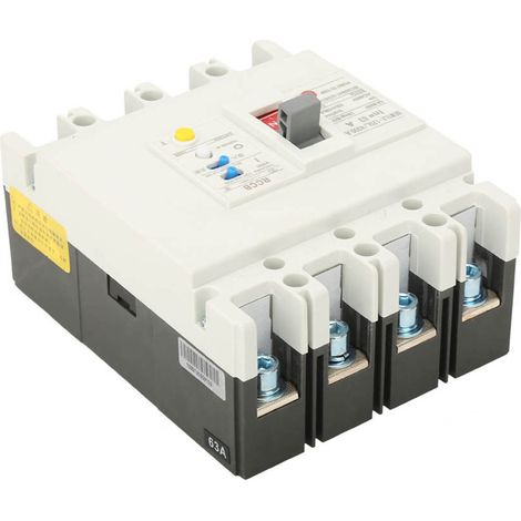Disjoncteur Différentiel 3P+N 800V 63A - Interrupteur de Courant Résiduel Haute Protection (1/5)