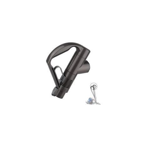 Poignée de Rechange Compatible Dyson DC19, DC23, DC26, DC29, DC32, DC36, DC37 - Accessoire de Remplacement (Gris)