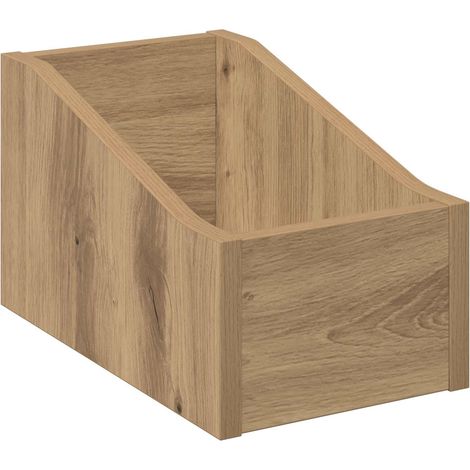 LP Plattenbox Artisan-Eiche 18 x 32 x 18 cm Holzwerkstoff vidaXL (1/5)