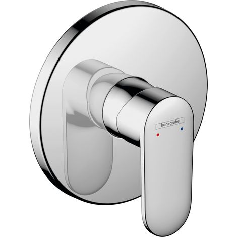 mitigeur douche encastré, robinet douche à montage encastré, chromé, 71667000 (1/3)