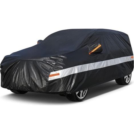 Bâche auto 10 couches imperméable respirante pour Peugeot 5008 (2016-2023) Noir (1/5)