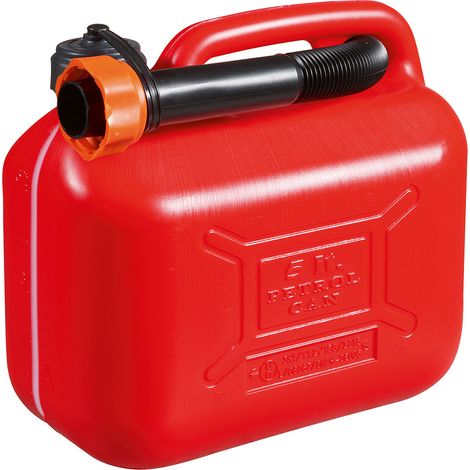 TANICA BENZINA TUBO PROLUNGA PER TRASPORTO IN AUTO 5 L