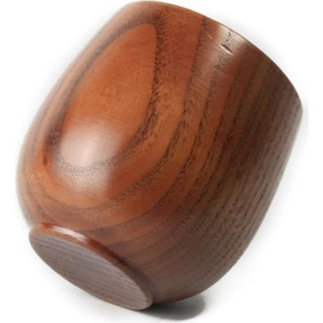 Tasse en Bois - Artisanat - Set de 2 - Écologique - Isolation Thermique - Design Scandinave (1/4)