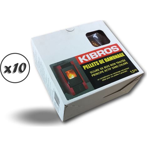 Granulés de ramonage poêle pellet - Lot de 10 - Sachet de 1,5 kg (1/5)