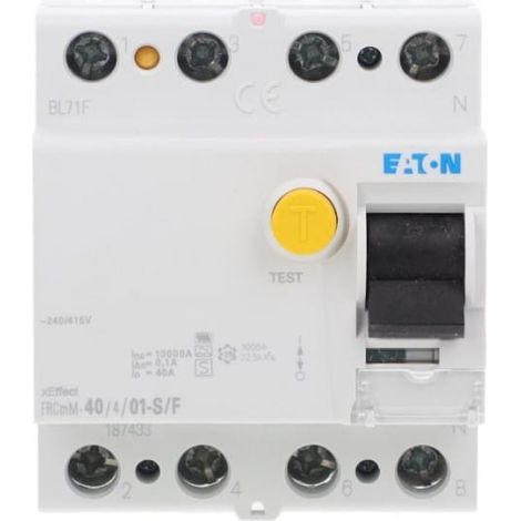 Interruttore differenziale 4P 40A 0,1A 10kA tipo S/F FRCMM-40/4/01-S/F 187433