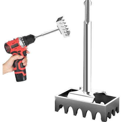 Burin SDS Plus, Perforateur Carré SDS Plus 165 × 85 mm, Forêt Beton en Acier, Perçage Rapide et Efficace, pour L'Installation de Prises, d'Interrupteurs et de Fils Sur des Murs (1/5)