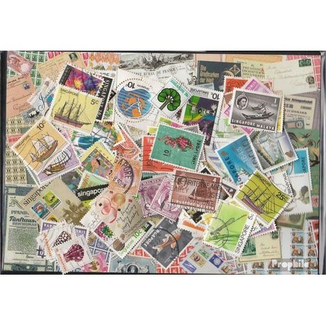 Timbres de Singapour : 100 timbres différents