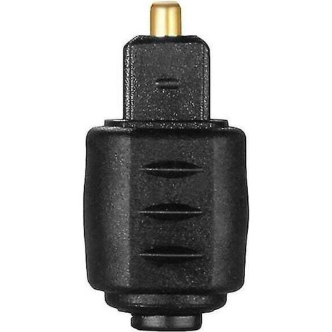 [NEVER USED] 3.5mm Female Optical Audio Adapter to Male Digital Audio Adapter – Low-Current Cable Connector – Accurate Digital Audio Conversion