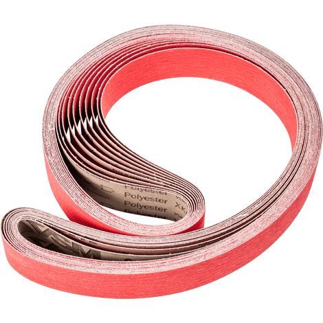 PFERD TOOLS Keramikkorn Schleifband BA 50x2000mm CO-COOL80 für Edelstahl-Schliff mit Bandschleifer 10 Stk (1/5)