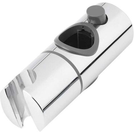 Shower Bracket, 22MM Adjustable Diameter, Chrome + ABS Design Hand Shower Bracket, Simple Installation, Suitable for Shower Bar (1/5)