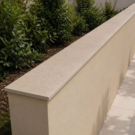 Couvertine Mur Pierre Naturelle Sinaï Beige Vieillie - 100x30x3 cm - À l'unité - Ti'ma Stone (1/5)