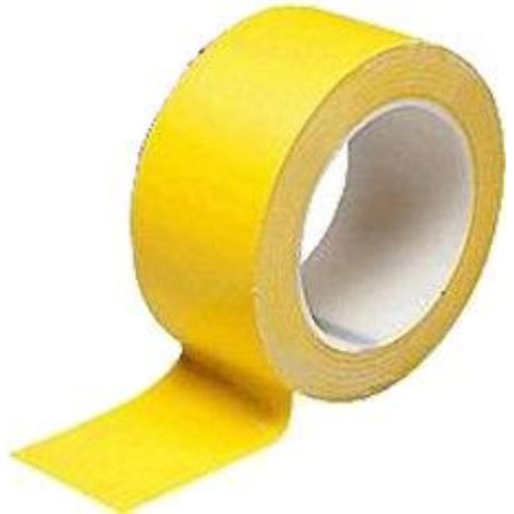 cinta aislante 10 mt x19 mm amarilla  rollo (caja 10 unidades)