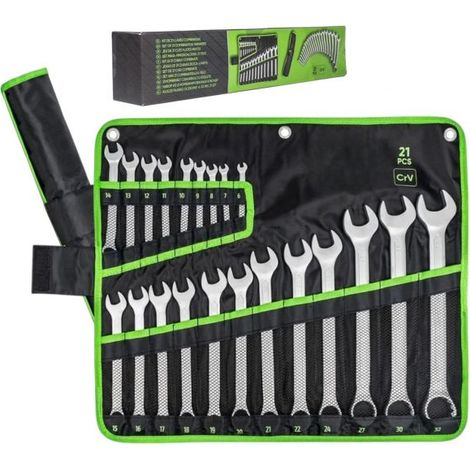 Set 21 Chiavi Combinate Fisse e Stella Poligonale da 6 a 32mm con Astuccio (1/5)