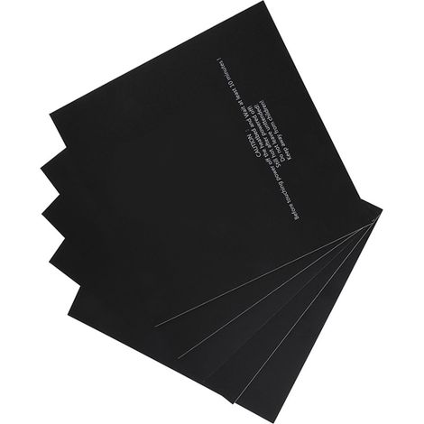 Lot de 5 feuilles adhésives pour plateau chauffant d'imprimante 3D 220x220mm, revêtement de surface d'impression (1/5)