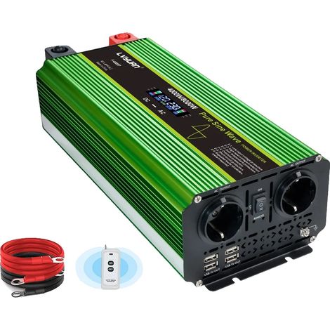 Inverter, onda sinusoidale pura, display LCD intelligente, 12V 4000W-8000W (1/2)