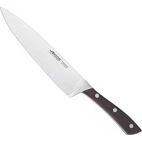 Coltello da cucina Arcos Natura 155510 di Nitrum Steel, Mango di Rosewood Wood e 20 cm di Blade in astuccio. (1/4)