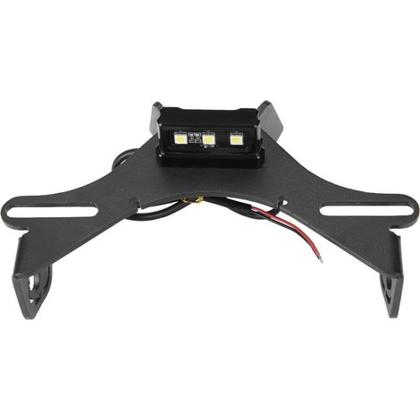 Support de plaque d'immatriculation amovible pour garde-boue arrière avec éclairage LED pour motos Yamaha R1 2015-2018. (1/5)