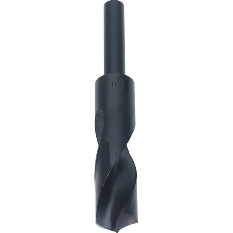 Foret hélicoïdal en acier rapide, queue droite de 1/2 pouce, lame de 23 mm, noir (1/5)
