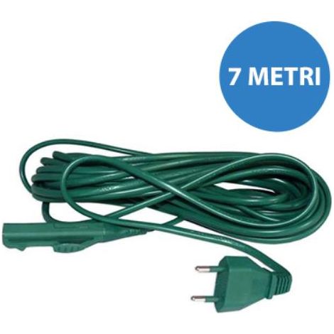 Cavo Elettrico Compatibile per Aspirapolvere Vorwerk Folletto Kobold Vk140 Lunghezza 7 Metri