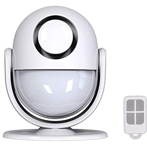 Alarme à détecteur de mouvement 120 dB - Système d'alarme sans fil avec télécommande, idéal pour la sécurité des magasins, des bureaux et des habitations. (1/5)