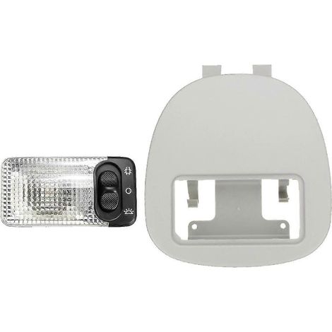 Lot de 2 caches pour plafonnier intérieur de voiture (compatible C1, C2, C3, 206, CC, 207) - Référence : 6362k9 9625049077 (1/5)