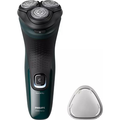 Philips Wet or Dry Electric Shaver X3000 with PowerCut Blade System, 4D Flex Heads, 40min Shaving, 1h Charge, 5min Quick Charge (1/5)
