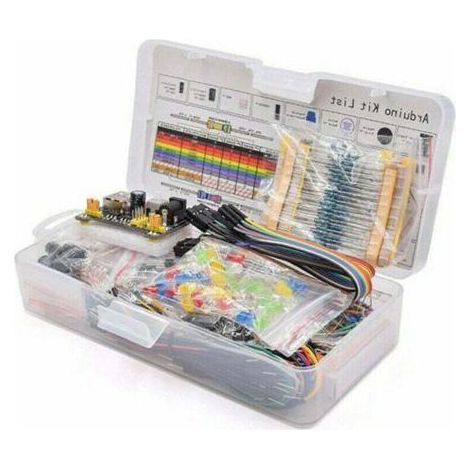 830-Punkte-Elektronikbauteil-Kit – Kabelwiderstand für Arduino UNO R3 – Mehrfarbige Signalleuchten (1/5)