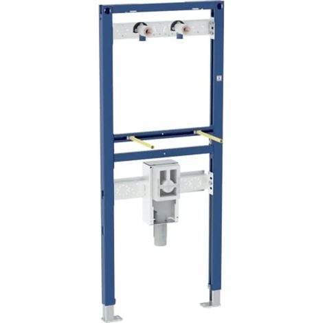 Geberit Duofix Elemento para lavabo, 130 cm, grifería mural AP, con sifón empotrado, 111.477.00.1