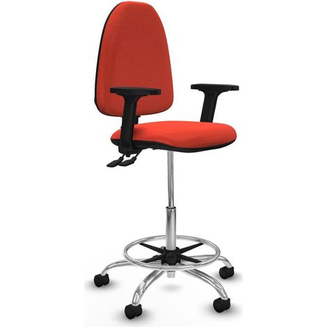 Piqueras y Crespo B2D05RN Chaise de Bureau Orange Foncé