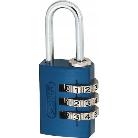 Candado de combinación para maleta Abus 724/20 azul con código rodante (1/5)
