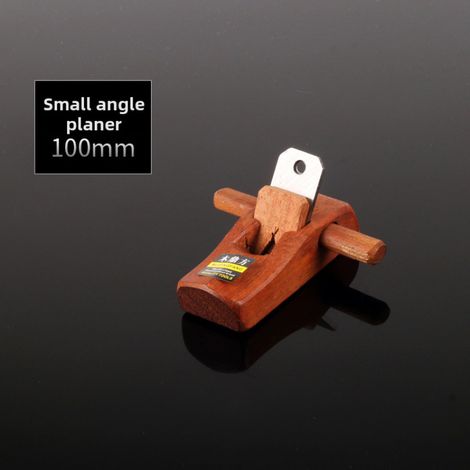 Rabot à main en bois, trépied, vente directe d'usine, rabot en acajou d'Indonésie, mini rabot à main, outils de menuisier (rabot à petit angle en séquoia de 95 mm) (1/5)