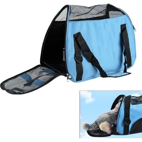 Sac de transport - Tera - Bleu - Imperméable - Respirant - Pour animaux jusqu\'à 5 kg (1/4)