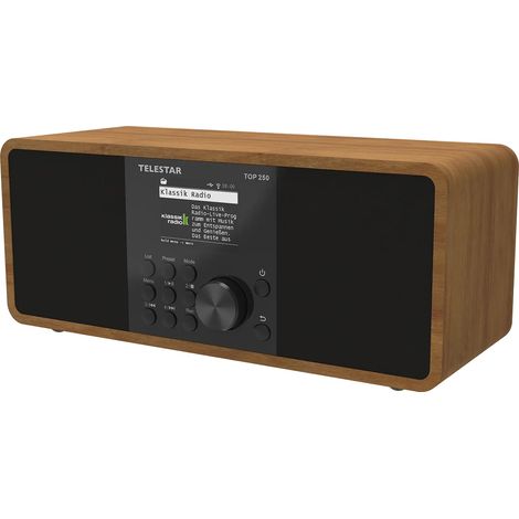 TELESTAR Radio Internet TOP 250, DAB+/FM, Bluetooth, aspect bois