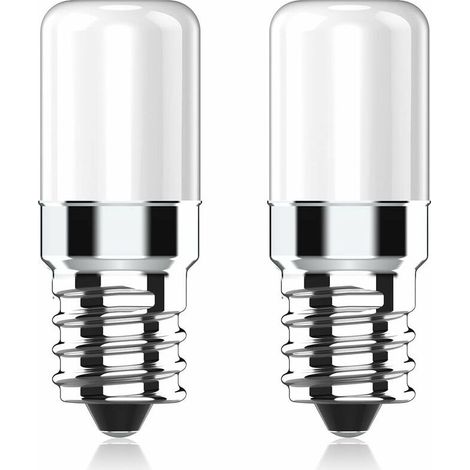 Ampoule LED Réfrigérateur E14, 2W équivalent à 20W Halogène Ampoules, Blanc Chaud 2700K, 170LM, Petit culot à vis E14 lampe LED pour Frigo, Lampe de Sel, Machine a Coudre, Lot de 2 (1/4)