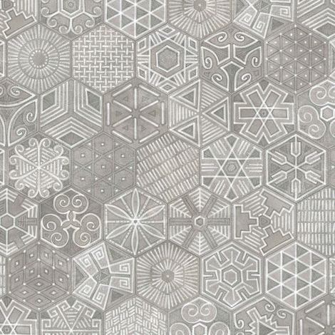 Carrelage effet ciment Rift hexagone Hexagone 26.6x23cm Motif IGNEUS - Mat - boîte de 0.50 m2 Hexagone 26.6x23 cm Motif IGNEUS - Mat - boîte de 0.50