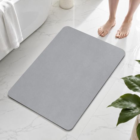 Tapis de Bain Diatomite, 40x60cm Tapis de Bain Antiderapant (1/5)