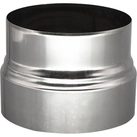 Réducteur de tuyau de poêle 120 mm à 110 mm - Raccord de poêle - En acier inoxydable - Réduction du tuyau de cheminée