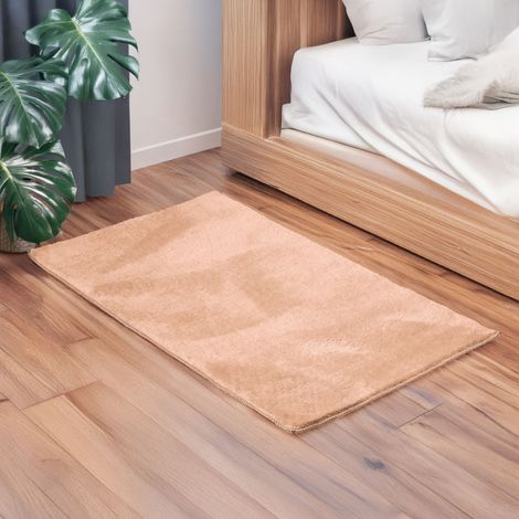 Garronda Teppich Wohnzimmer Rosa 60 x 100 cm – Kurzflor Bettvorleger Schlafzimmer & Kinderzimmer, Läufer Flur und Kinderzimmer GD‑0145