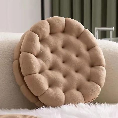 Filiyano – oreiller de soutien lombaire – Coussin de canapé/lit en forme de sandwich aux amandes (35 cm), coussin lombaire, oreiller de soutien (1/5)