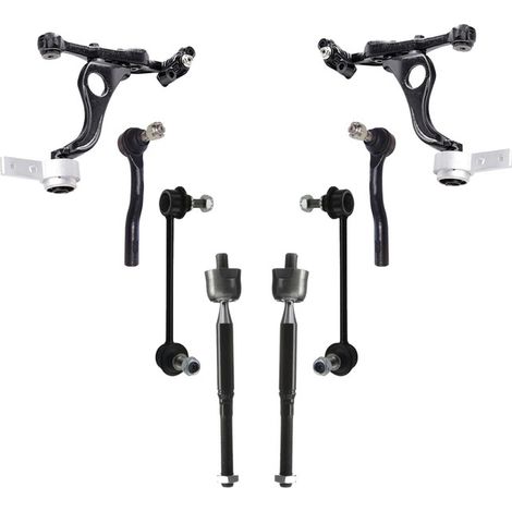 KIT BRACCIO OSCILLANTE 8 PEZZI COMPATIBILE CON MAZDA 6 Familiare (GJ, GL) 2.2 D (GJ2FW, / Kit Sospensione Completo OE/OEM / Bracci Oscillanti + Testine Sterzo / Sostituzione Diretta OEM