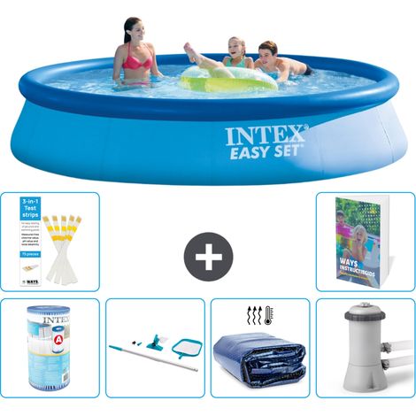 Intex Piscina Easy Set Rotonda - 396x84 cm - 7-pezzi  S20