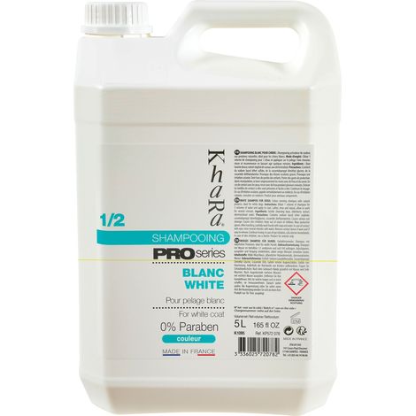 Shampooing blanc Khara : 5 litres