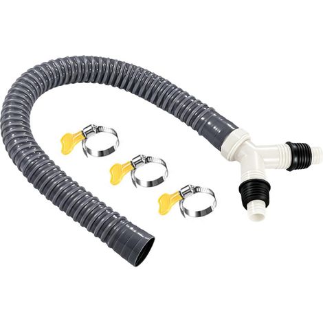 Adaptateur de tuyau de vidange de machine à laver  Anti-refoulement anti-fuite  Répartiteur de tuyau de vidange pour plusieurs appareils – Pour lave-vaisselle, appartement, salle de bain, buanderie (1/4)